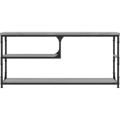 Szafka Pod Telewizor Szafka RTV Stolik Półka Szara 103x38x46.5 cm