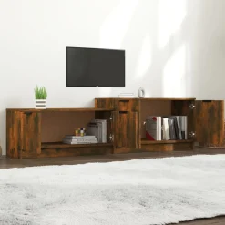 Szafka Pod Telewizor Szafka RTV Półka Stolik Telewizyjny 158.5x36x45 cm