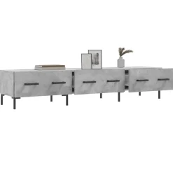 Szafka pod telewizor szarość betonu 150x36x30 cm