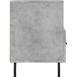 Szafka pod telewizor szarość betonu 102x36x50 cm
