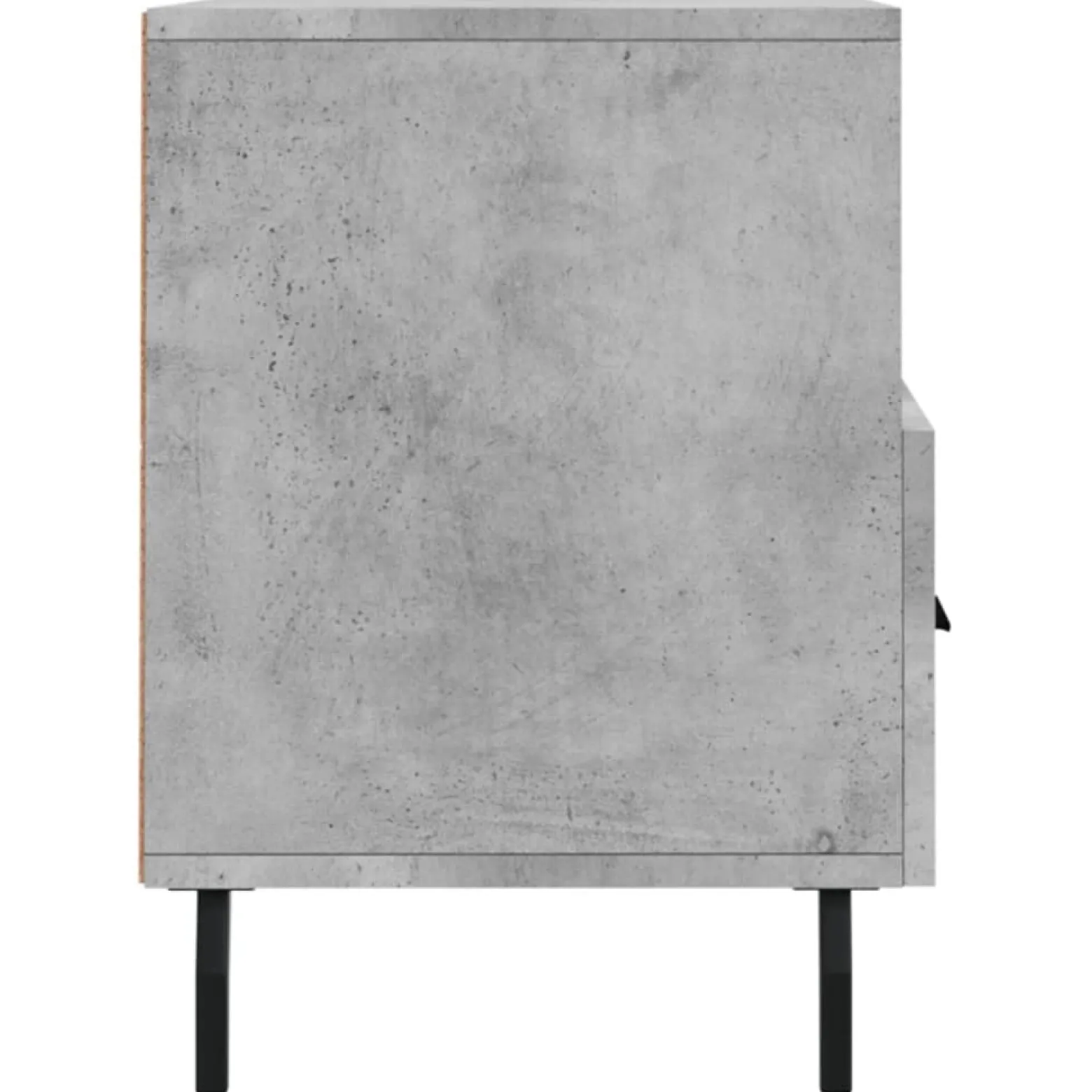 Szafka pod telewizor szarość betonu 102x36x50 cm