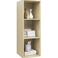 Szafka Pod Telewizor Wisząca Szafka RTV Stolik Półka Brązowa 37x37x107 cm