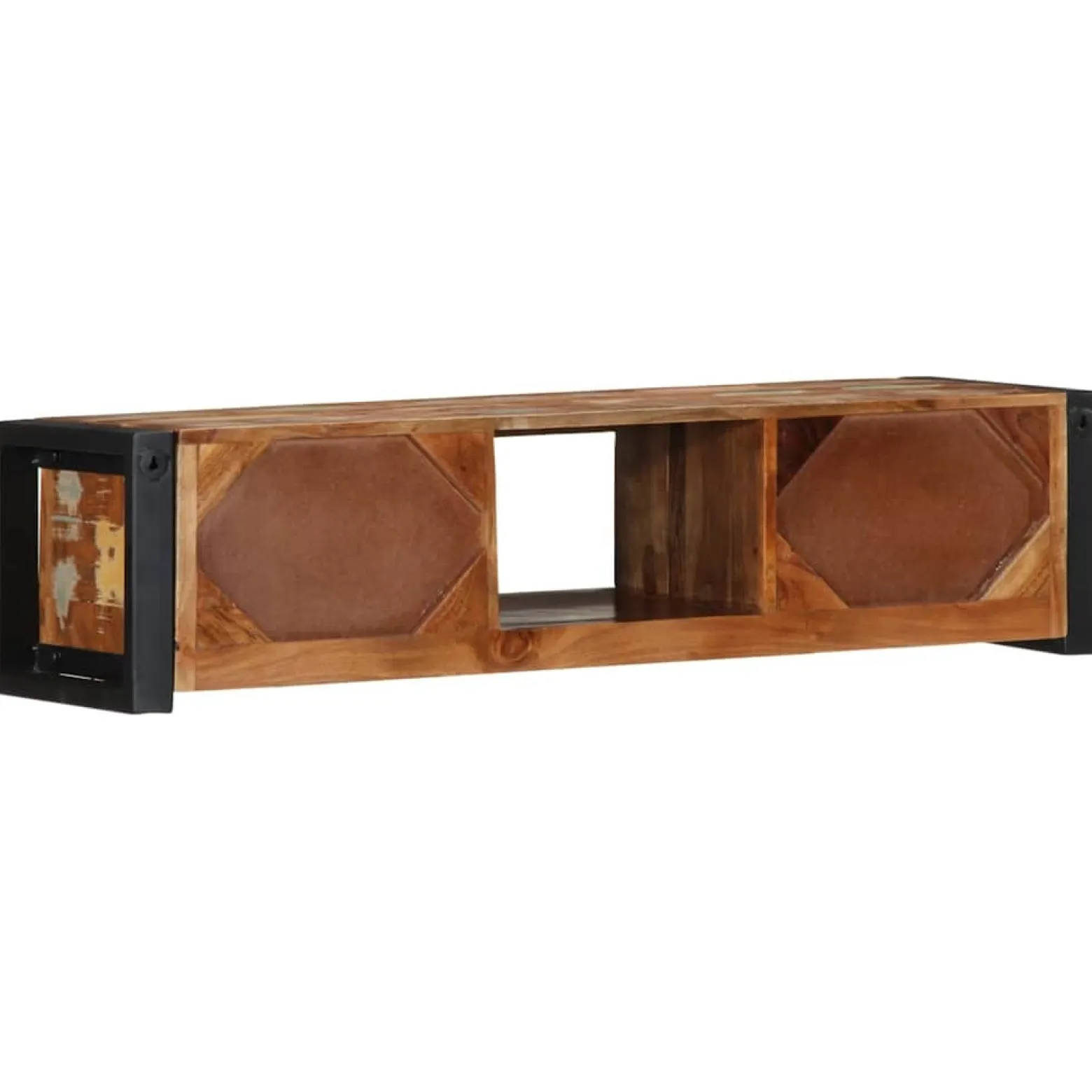 Szafka Pod TV Szafka Pod Telewizor RTV Drewniana Półka 100x30x25 cm