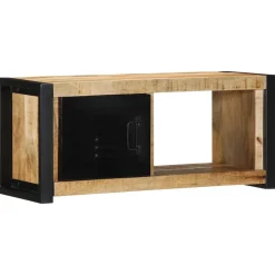 Szafka Pod TV Szafka Pod Telewizor RTV Drewniana Półka 80x30x35 cm