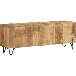 Szafka Pod TV Szafka Pod Telewizor RTV Drewniana Półka 110x30x40 cm