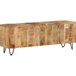 Szafka Pod TV Szafka Pod Telewizor RTV Drewniana Półka 110x30x40 cm