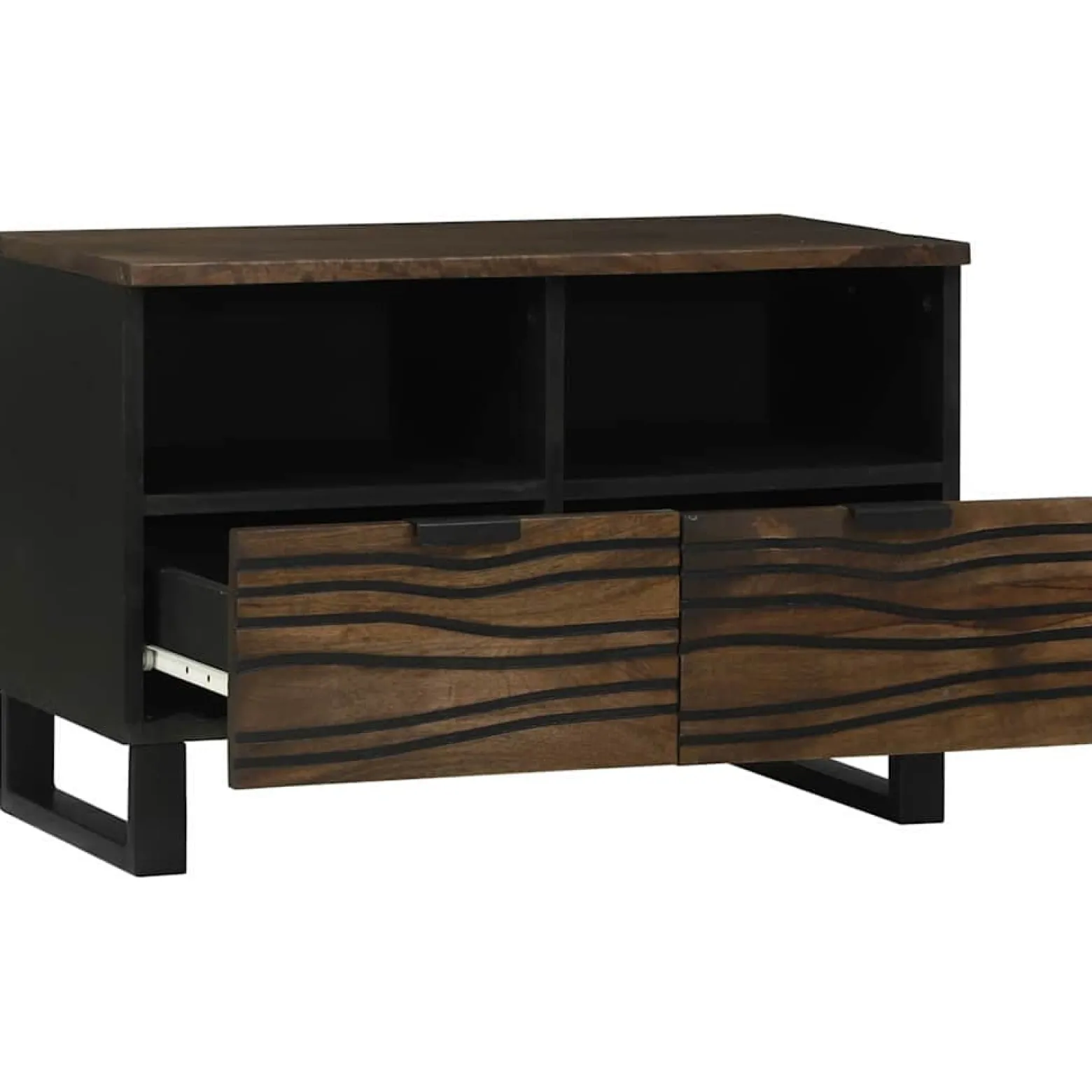 Szafka Pod TV Szafka Pod Telewizor RTV Drewniana Półka 70 x 33 x 46 cm