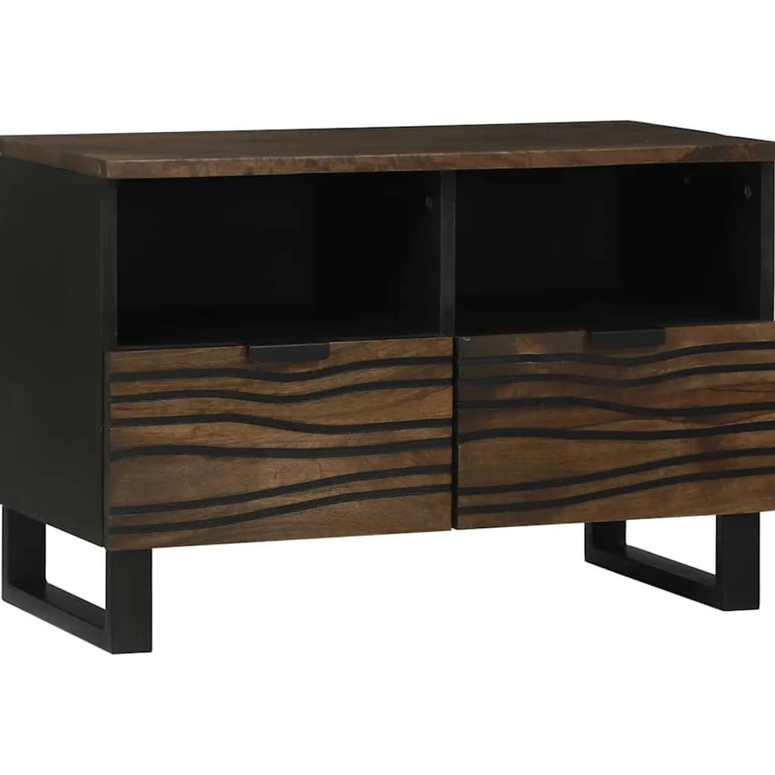 Szafka Pod TV Szafka Pod Telewizor RTV Drewniana Półka 70 x 33 x 46 cm