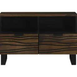 Szafka Pod TV Szafka Pod Telewizor RTV Drewniana Półka 70 x 33 x 46 cm