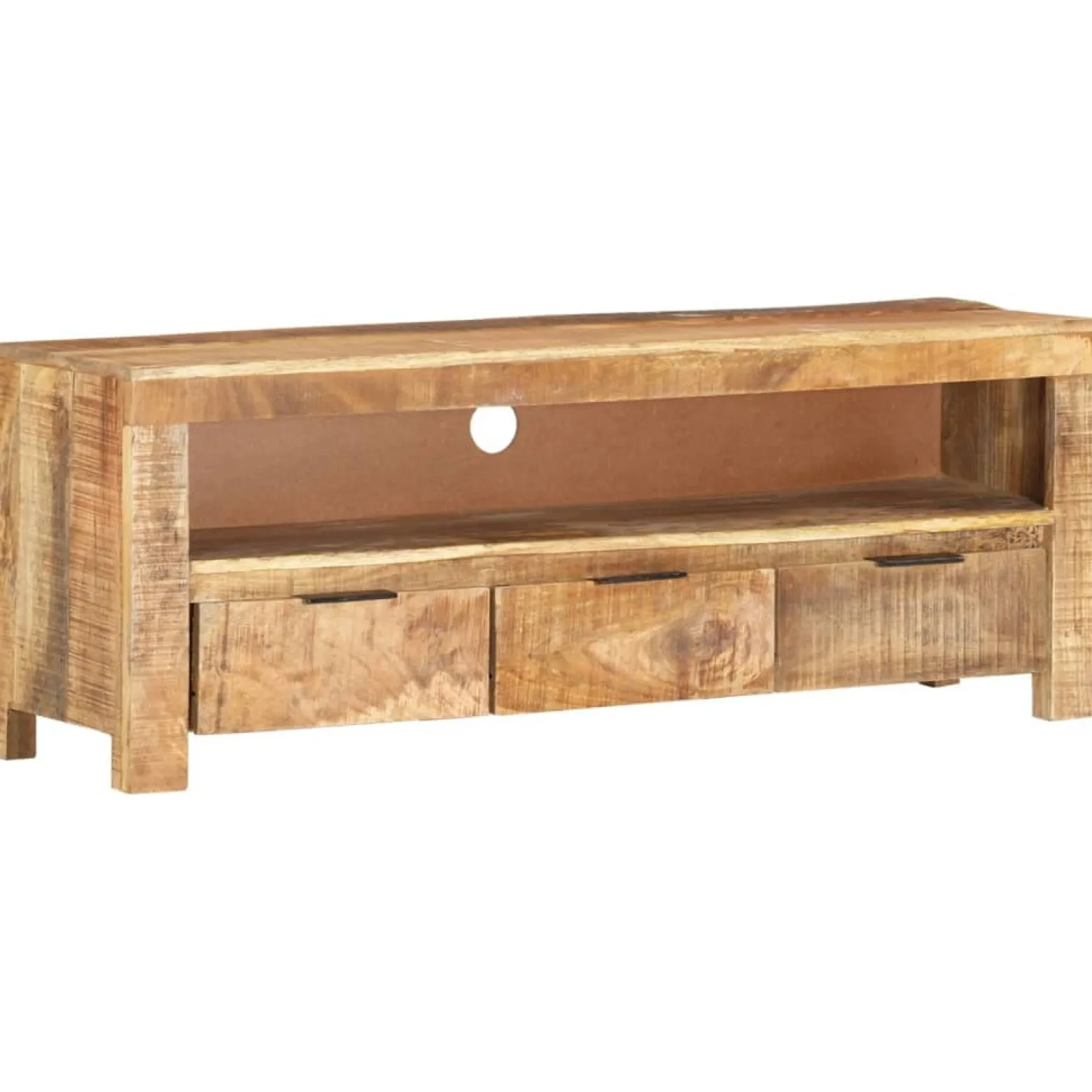 Szafka Pod TV Szafka Pod Telewizor RTV Drewniana Półka 110x30x40 cm