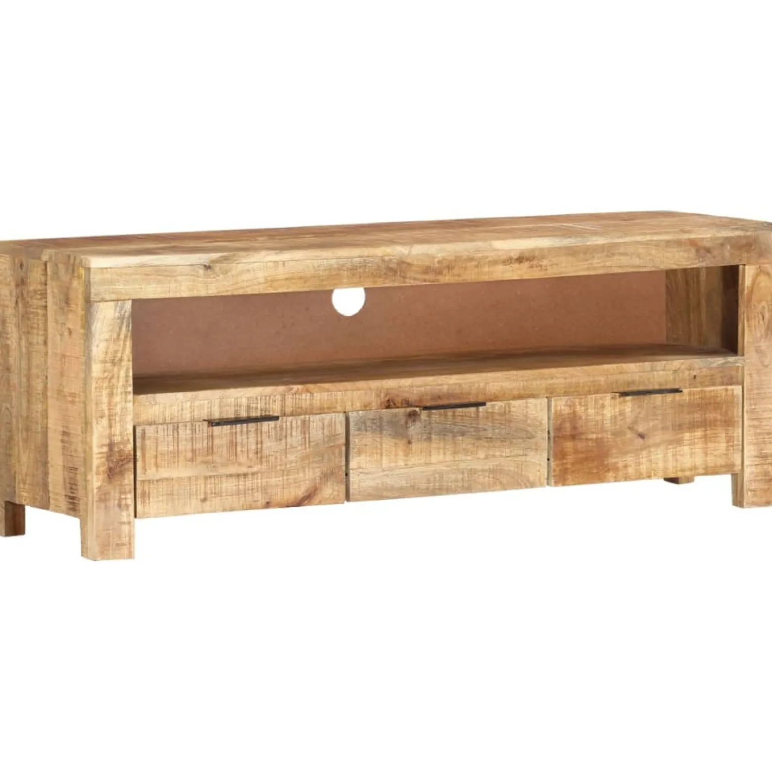 Szafka Pod TV Szafka Pod Telewizor RTV Drewniana Półka 110x30x40 cm