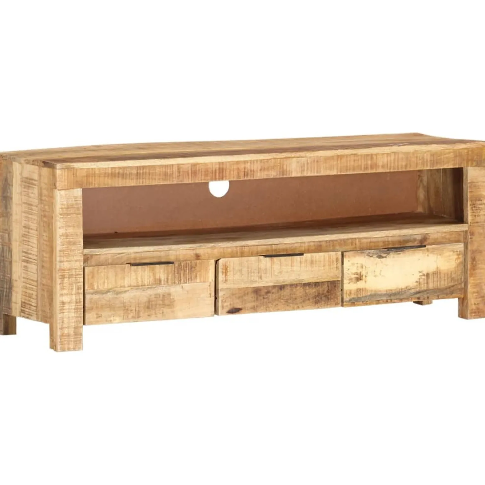 Szafka Pod TV Szafka Pod Telewizor RTV Drewniana Półka 110x30x40 cm