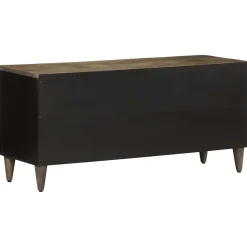 Szafka Pod TV Szafka Pod Telewizor RTV Drewniana Półka 100x33x46 cm