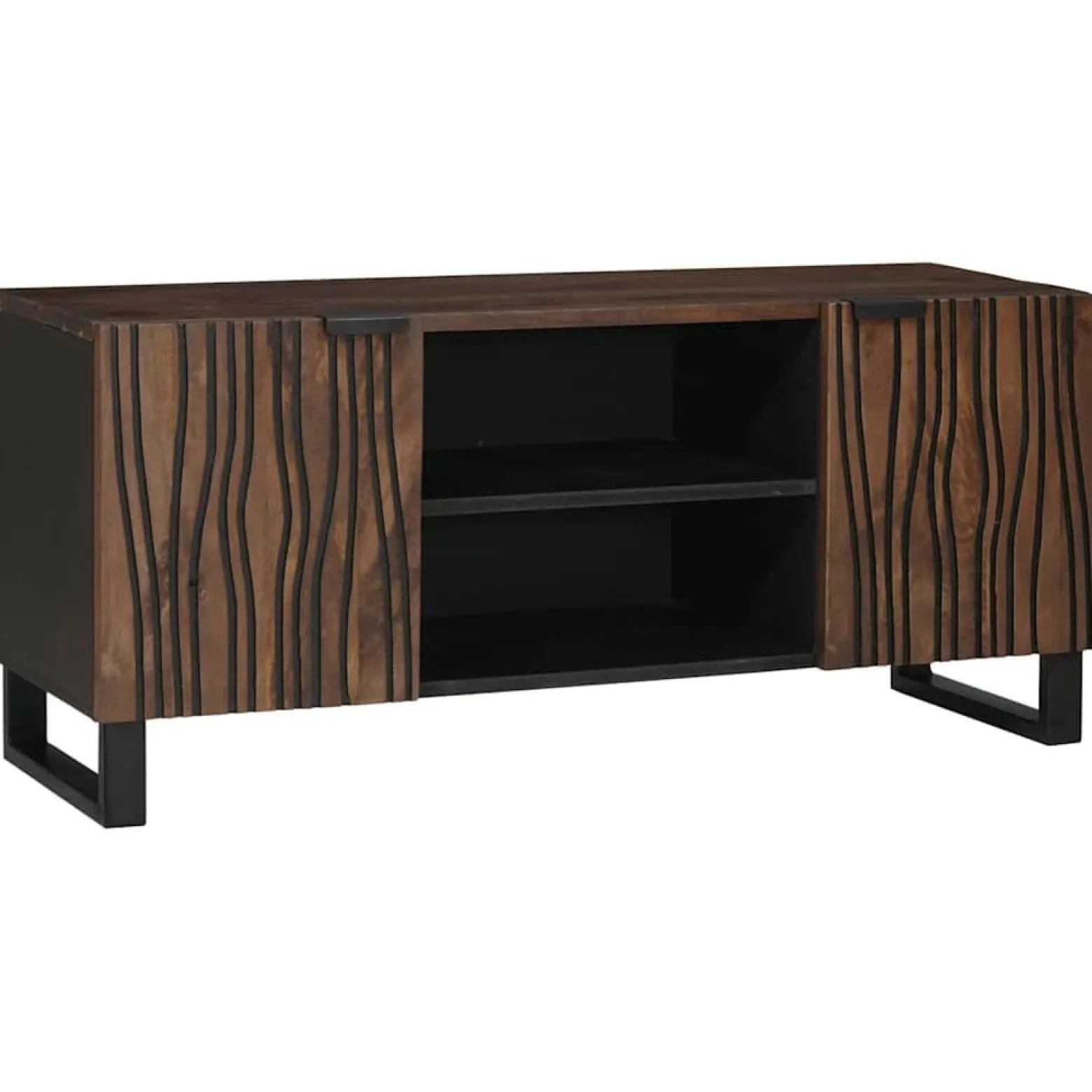 Szafka Pod TV Szafka Pod Telewizor RTV Drewniana Półka 105 x 33 x 46 cm