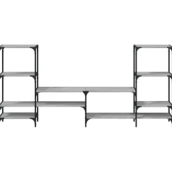 Szafka pod TV szary dąb sonoma 206.5x28.5x95 cm