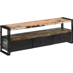 Szafka pod TV z drewna odzyskanego, 120 x 30 x 40 cm