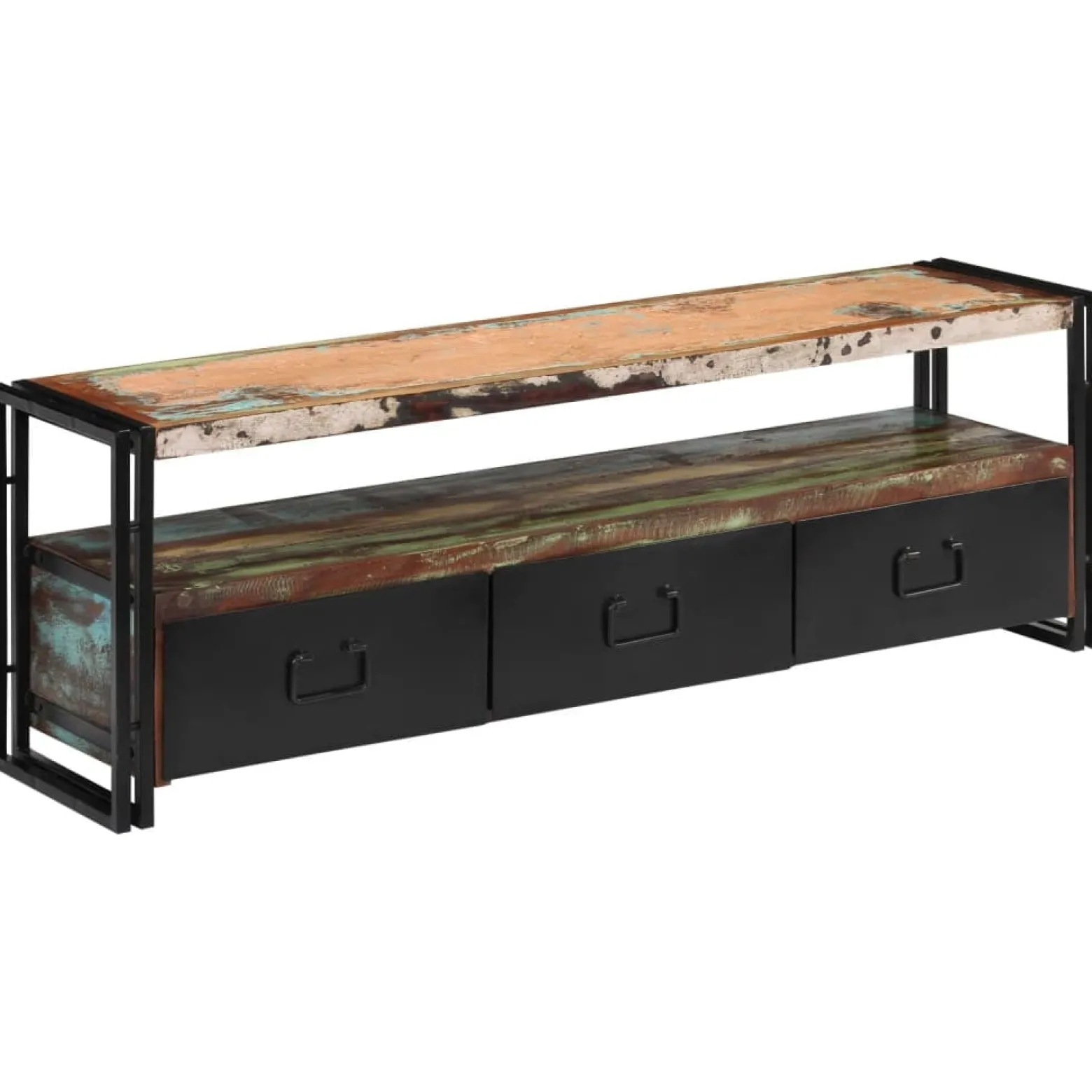 Szafka pod TV z drewna odzyskanego, 120 x 30 x 40 cm