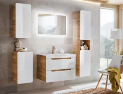 Szafka pod umywalkę 80 cm ARUBA WHITE
