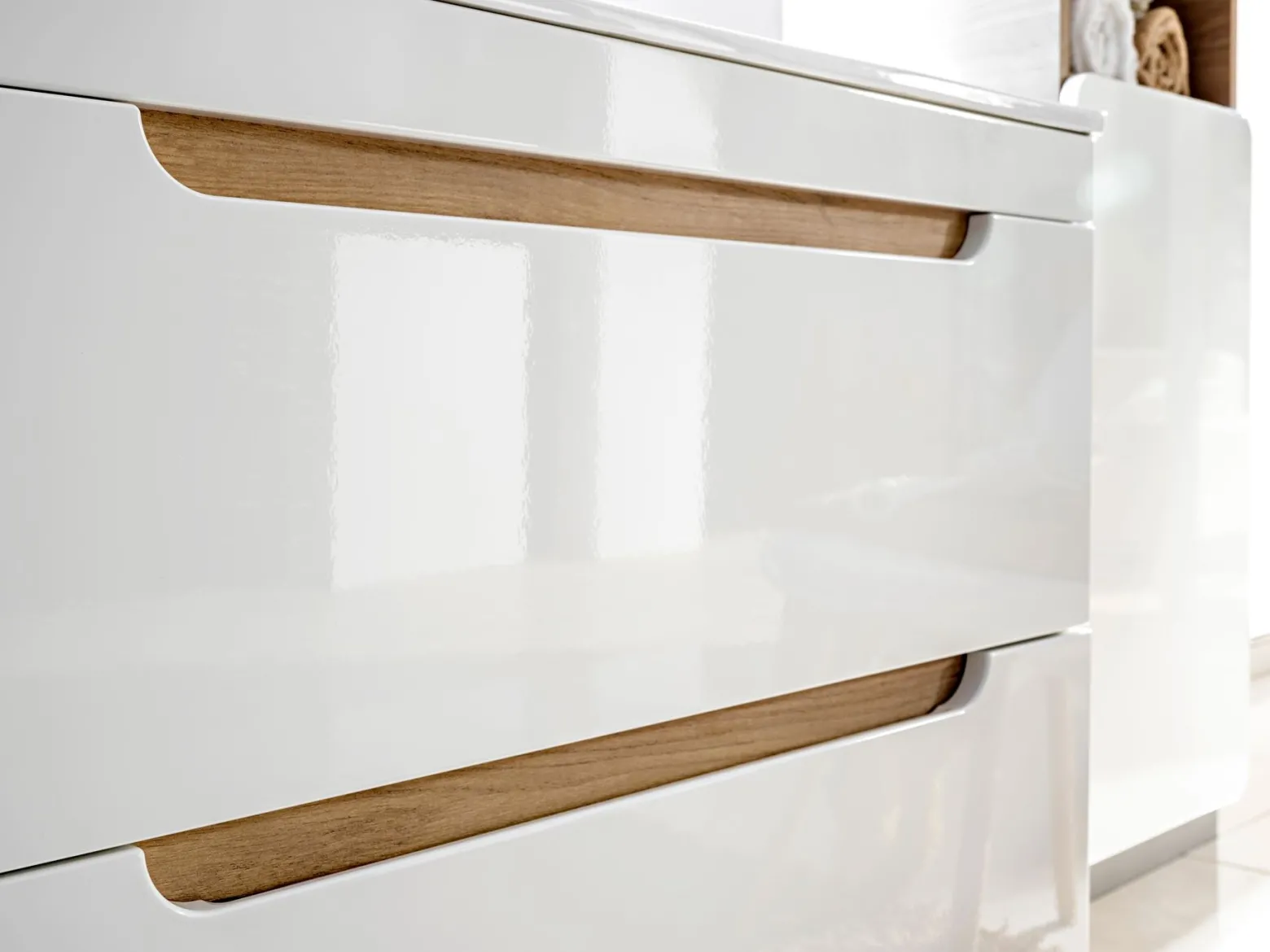 Szafka pod umywalkę 80 cm ARUBA WHITE