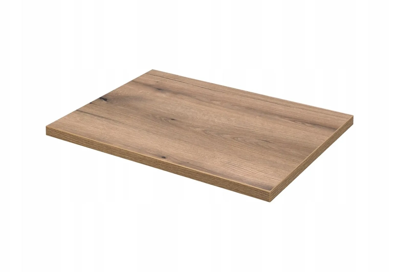 Szafka Pod Umywalkę 60 cm BIAŁA BLAT DĄB RYFLE 2S NOVA WHITE