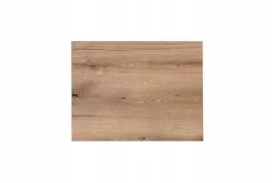 Szafka Pod Umywalkę 60 cm BIAŁA BLAT DĄB RYFLE 2S NOVA WHITE