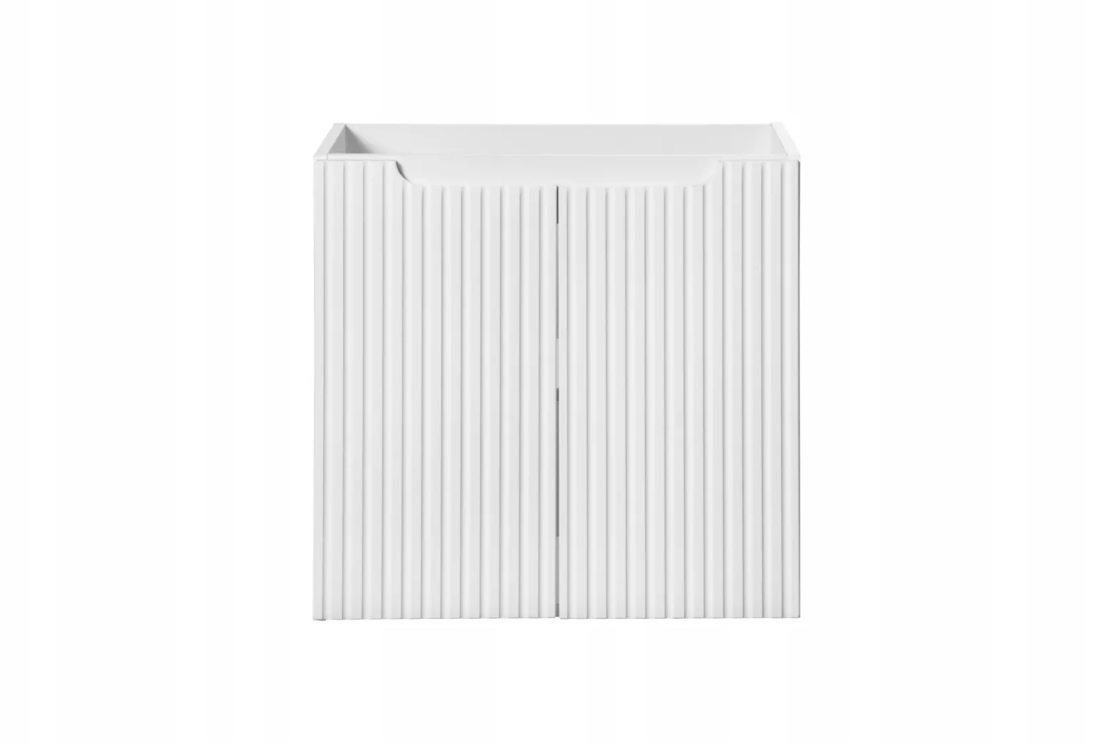 Szafka Pod Umywalkę 60 cm BIAŁA Wisząca RYFLE 2D NOVA WHITE