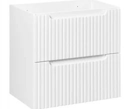 Szafka Pod Umywalkę 60 cm BIAŁA Wisząca RYFLE 2S NOVA WHITE