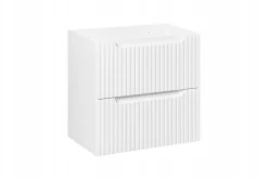 Szafka Pod Umywalkę 60 cm BIAŁA Wisząca RYFLE 2S NOVA WHITE