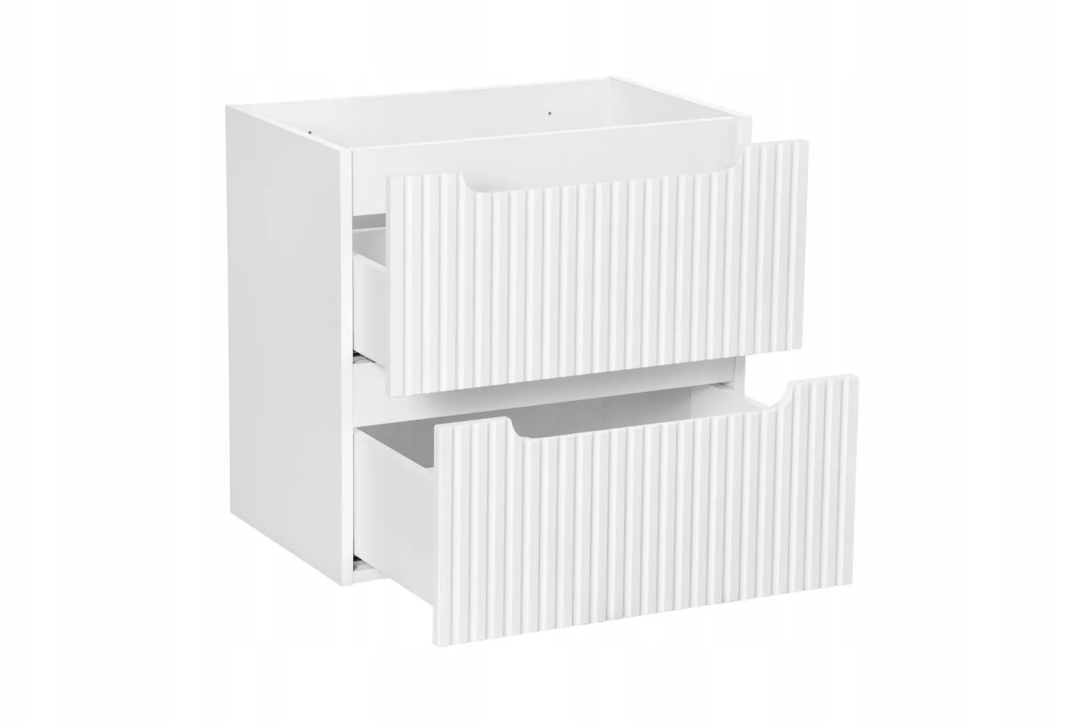 Szafka Pod Umywalkę 60 cm BIAŁA Wisząca RYFLE 2S NOVA WHITE