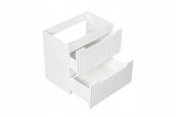 Szafka Pod Umywalkę 60 cm BIAŁA Wisząca RYFLE 2S NOVA WHITE