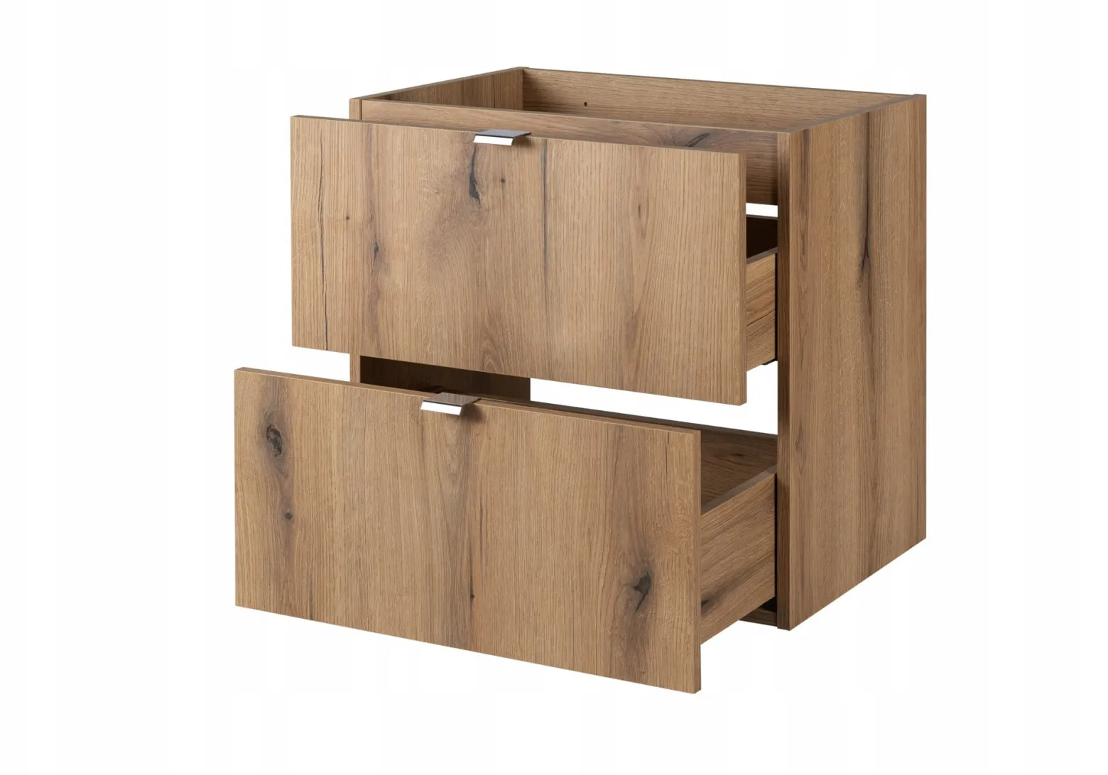 Szafka Pod Umywalkę 60 cm BLAT CZARNY WISZĄCA 2S NOVA OAK
