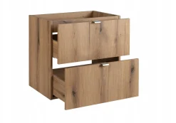 Szafka Pod Umywalkę 80 cm BLAT Dąb Wisząca 2S NOVA OAK