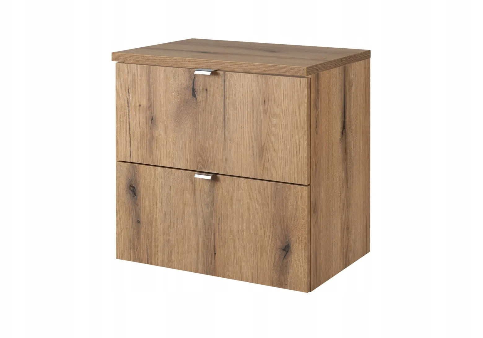 Szafka Pod Umywalkę 80 cm BLAT Dąb Wisząca 2S NOVA OAK