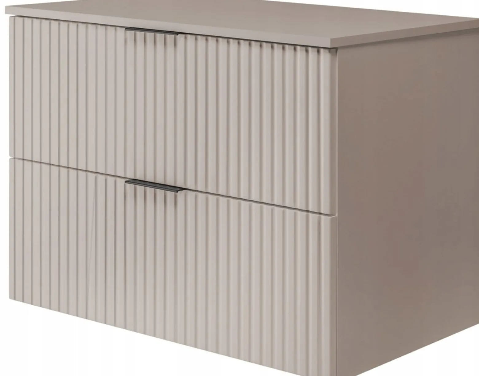 Szafka Pod Umywalkę 80 cm KASZMIR Wisząca Blat RYFLE 2S FLOW