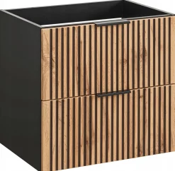 Szafka pod umywalkę 60 cm XILO BLACK 82-60 WOTAN