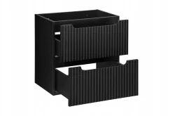 Szafka pod Umywalkę 140cm z Blatem Ryfle NOVA BLACK