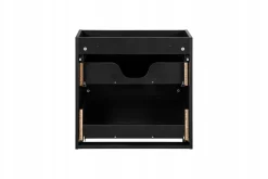 Szafka pod Umywalkę 140cm z Blatem Ryfle NOVA BLACK
