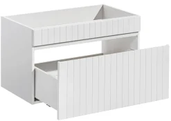 Szafka pod Umywalkę Iconic White 80cm z Blatem