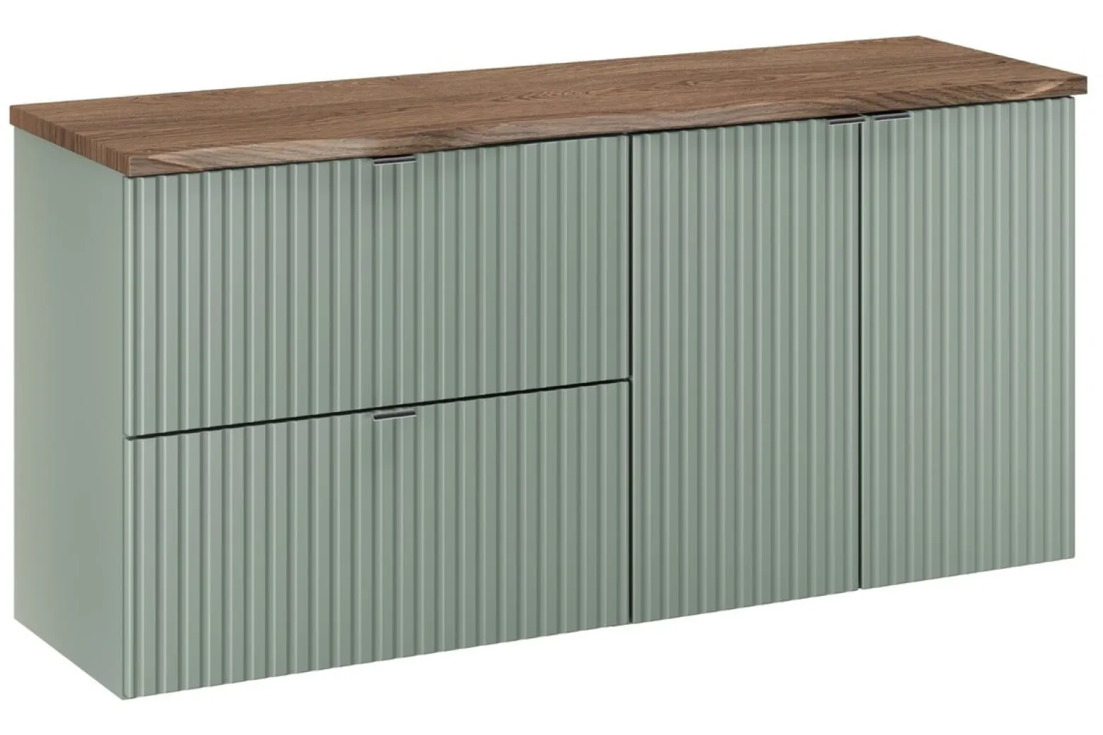 Szafka pod Umywalkę Line Reed Green 120cm z Blatem
