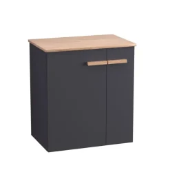 Szafka pod umywalkę L-WOOD 59 cm antracyt mat
