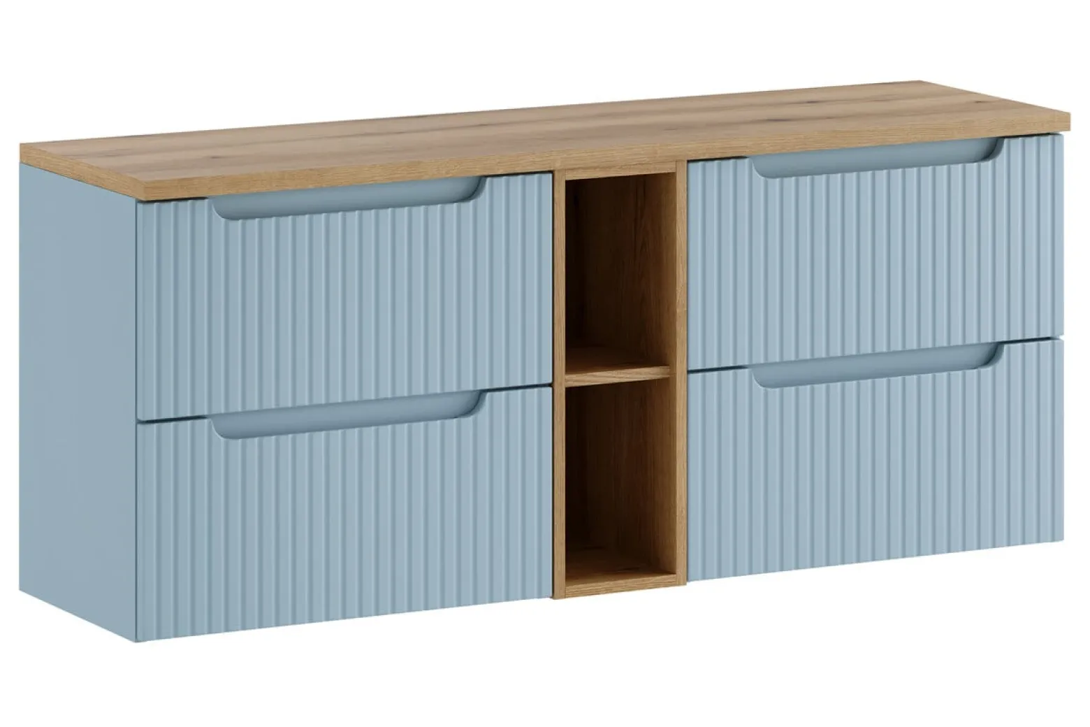 Szafka pod Umywalkę Nova Denim 140cm z Blatem