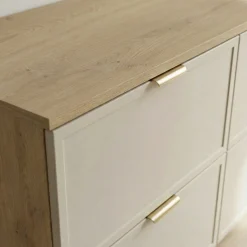 Szafka pod Umywalkę z Blatem 60cm Fronty Ramka Dąb Cremona / Kaszmir