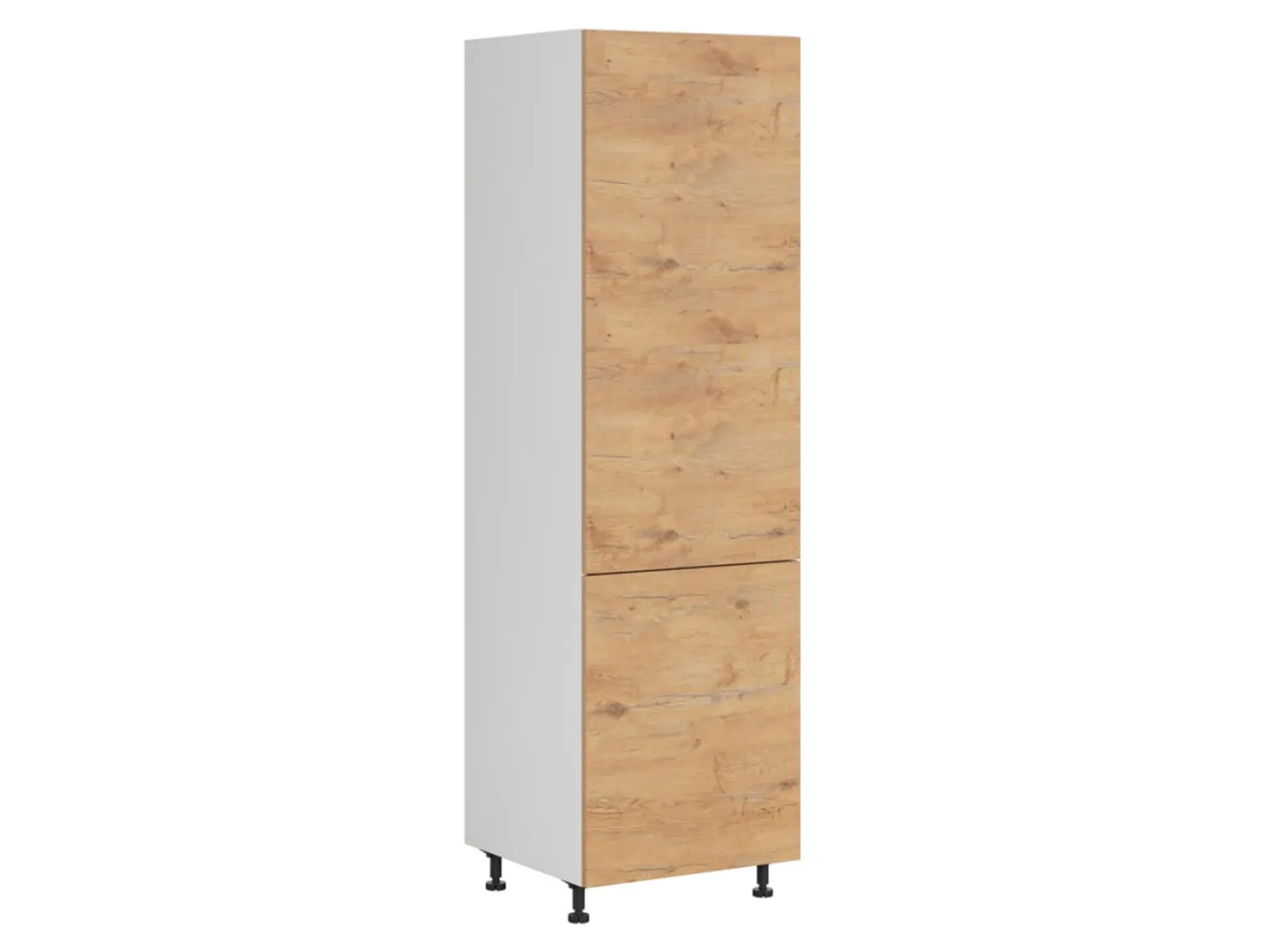 Szafka pod zabudowę lodówki Hamper 60 cm prawa dąb lancelot
