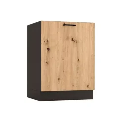 Szafka pod zlew ANIKA D60ZL P/L grafitowa/dąb artisan