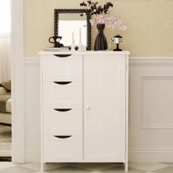 Szafka regał komoda łazienka przedpokój loft 3 szuflady biała 80 cm