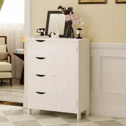 Szafka regał komoda łazienka przedpokój loft 3 szuflady biała 80 cm