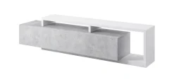 Szafka RTV BOTA 219 biała/beton colorado