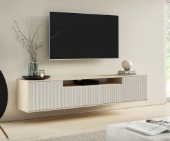 Szafka RTV Capri 200 wisząca Kaszmir/Dąb Vicenza