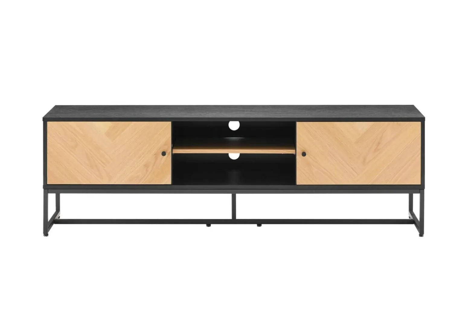 SZAFKA RTV Clar PÓŁKA I 2 SZAFKI 40 x 160 x 50 cm