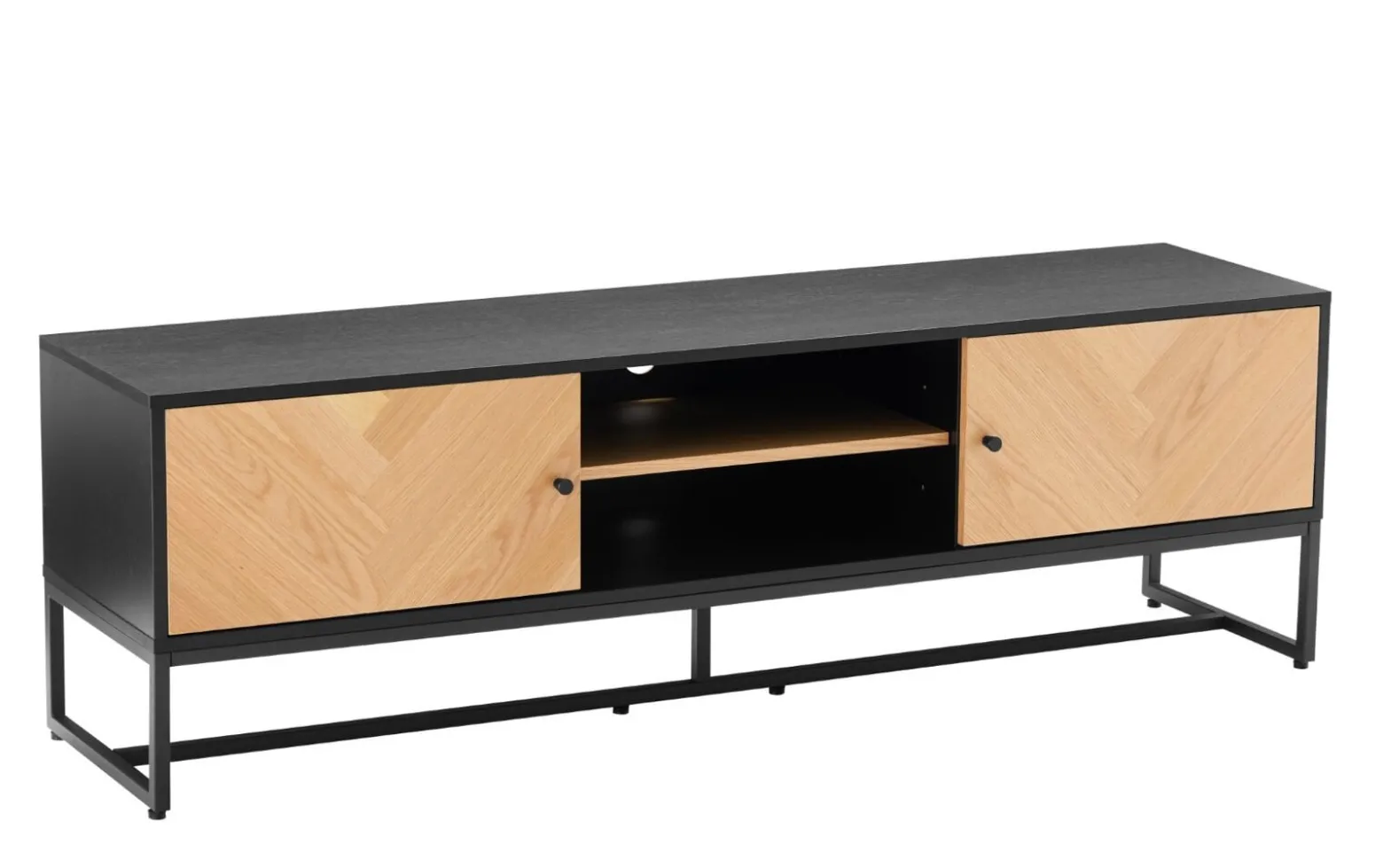 SZAFKA RTV Clar PÓŁKA I 2 SZAFKI 40 x 160 x 50 cm